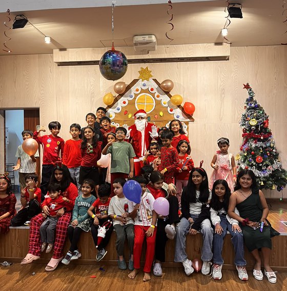 Owtofbox's special Christmas workshop at school, 2025